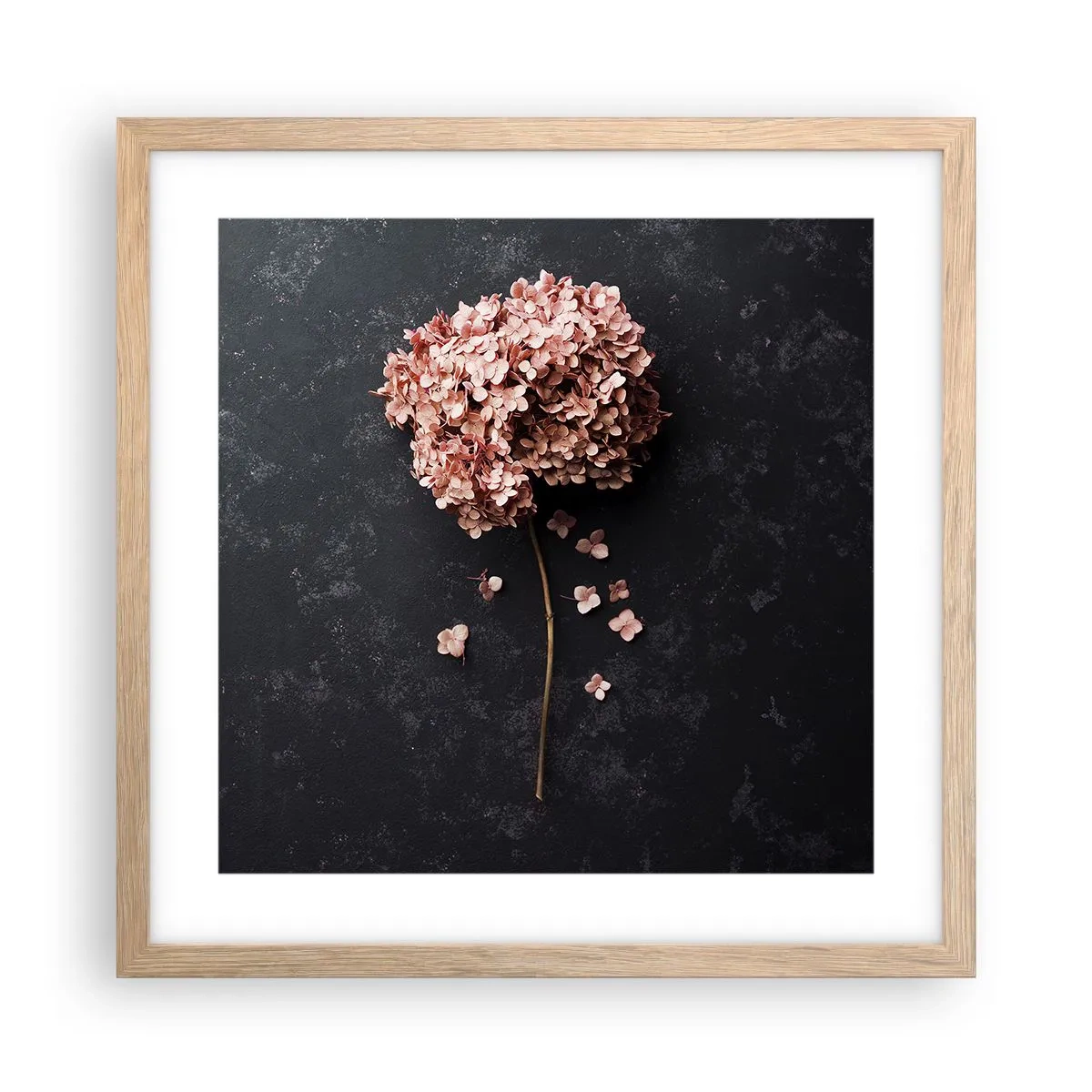Poster în ramă de stejar deschis - Un semn cu adevărat romantic - 40x40 cm