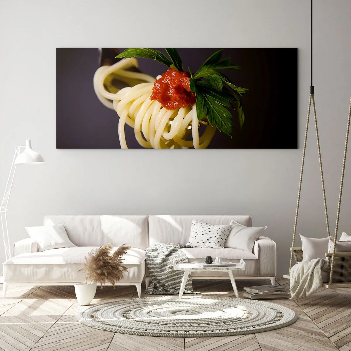 Tablou pe sticlă - Mușcătură gustoasă - 100x40 cm