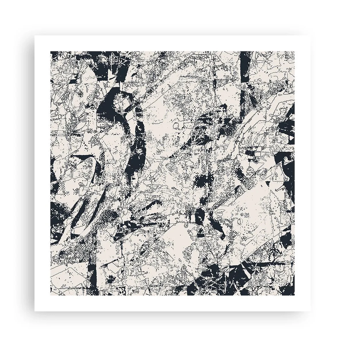 Poster - Întrepătrunderea contrariilor - 60x60 cm