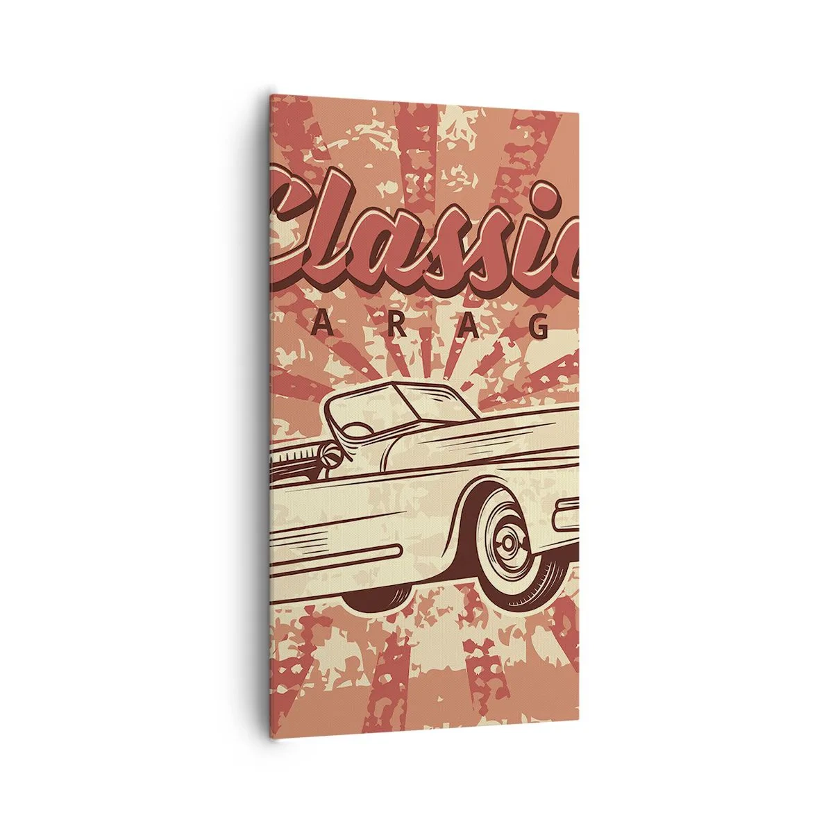 Tablou pe pânză - Și la radio Elvis - 65x120 cm