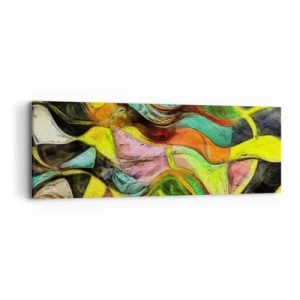 Tablou pe pânză - Mișcarea este viață - 90x30 cm