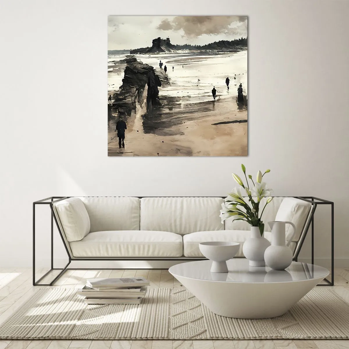 Tablou pe sticlă - Reamintiți - 60x60 cm