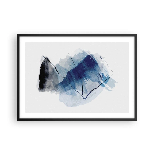 Poster în ramă neagră - Iceberg - 70x50 cm