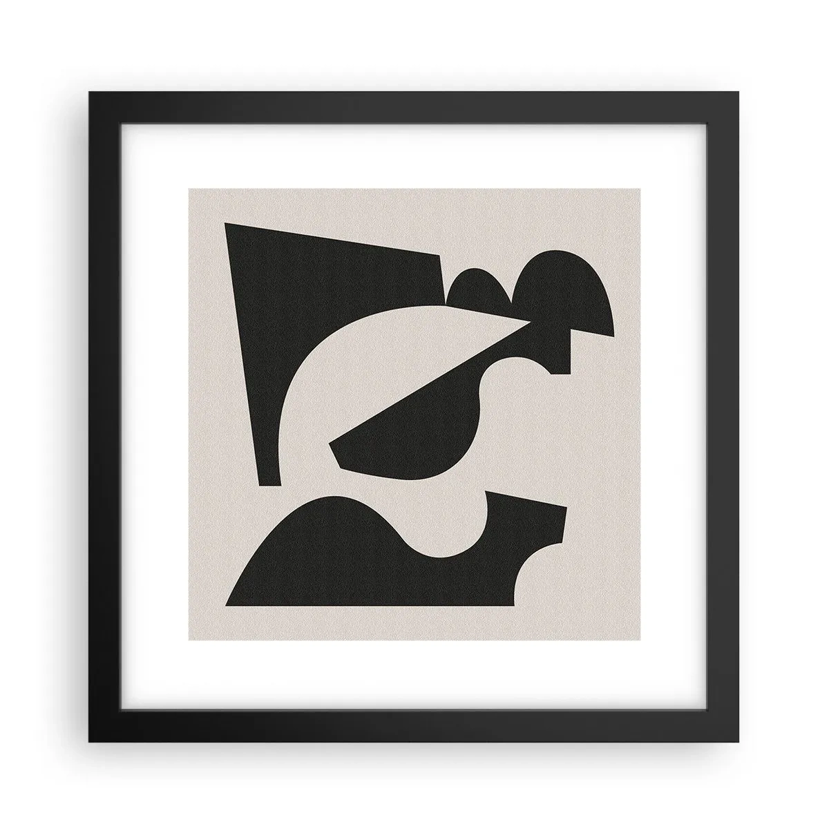 Poster în ramă neagră - Pentru autoasamblare - 30x30 cm