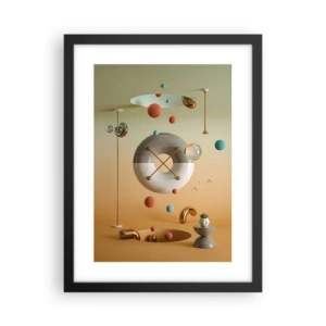 Poster în ramă neagră - Orice se poate întâmpla - 30x40 cm