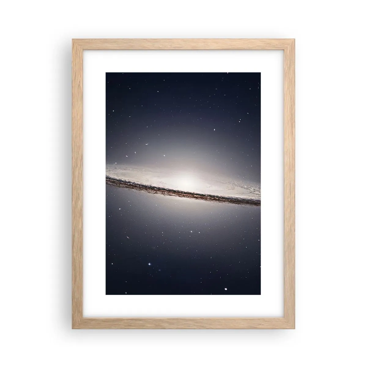 Poster în ramă de stejar deschis - Cu mult timp în urmă, într-o galaxie foarte, foarte îndepărtată... - 30x40 cm
