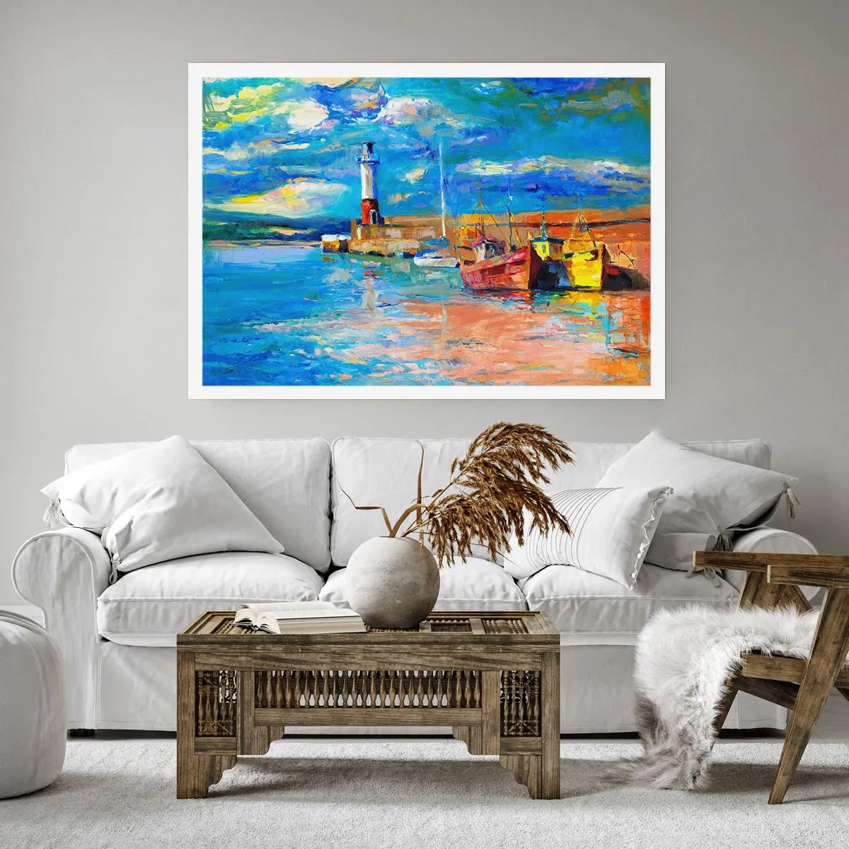 Poster - După-amiază în golful de curcubeu - 91x61 cm