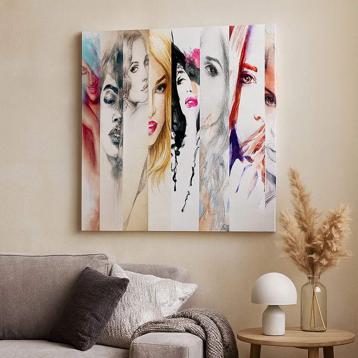 Tablou pe pânză - Și întotdeauna ești TU - 30x30 cm