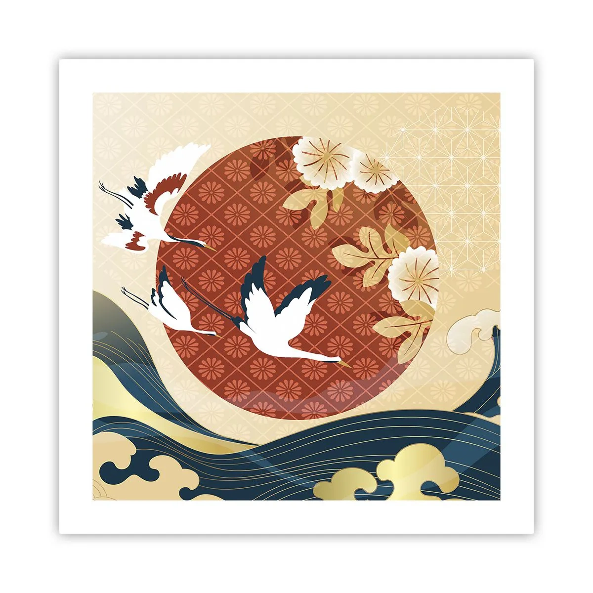 Poster - O fabulă japoneză - 50x50 cm