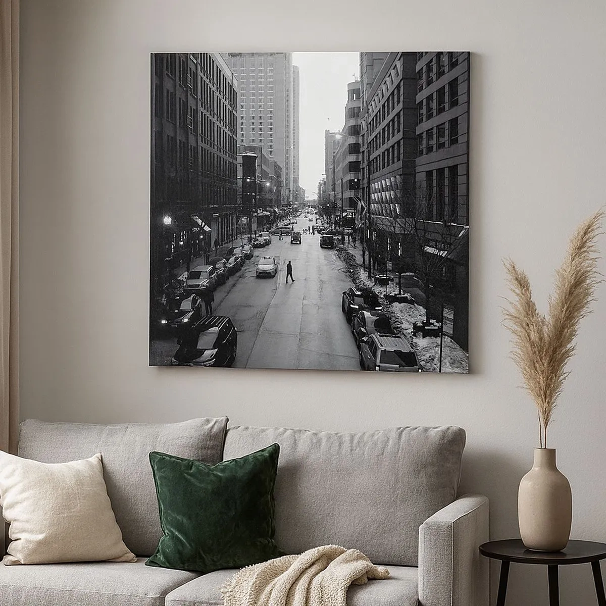 Tablou pe pânză - O altă zi ca în fiecare zi - 30x30 cm