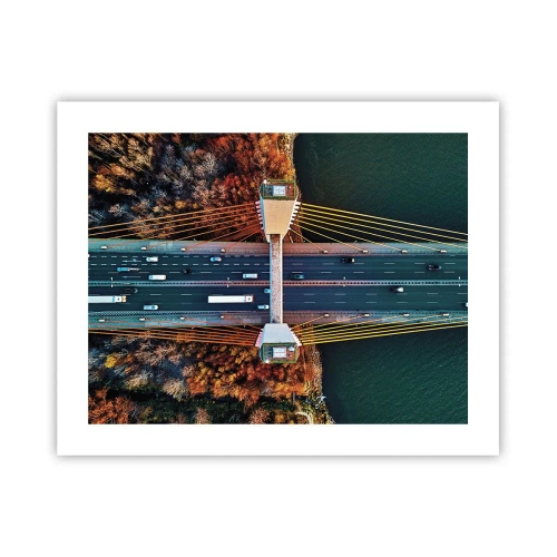 Poster - Din pădure spre apă - 50x40 cm
