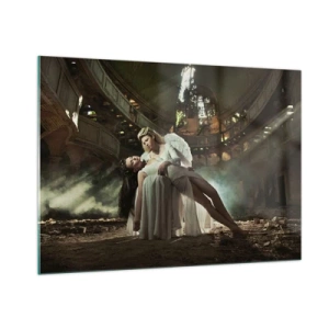 Tablou pe sticlă - Spiritul vechiului teatru - 100x70 cm