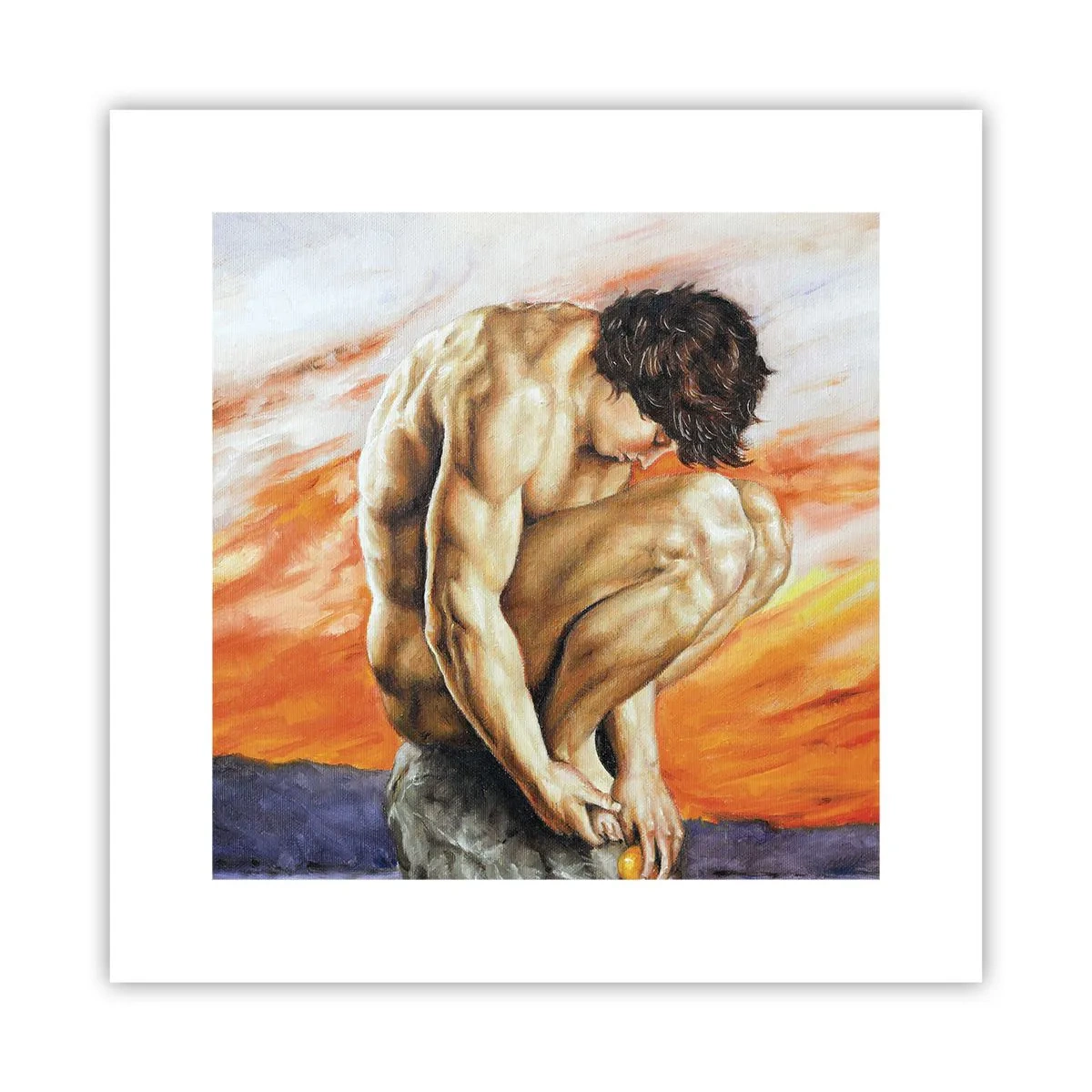 Poster - Ascultându-se pe sine - 30x30 cm