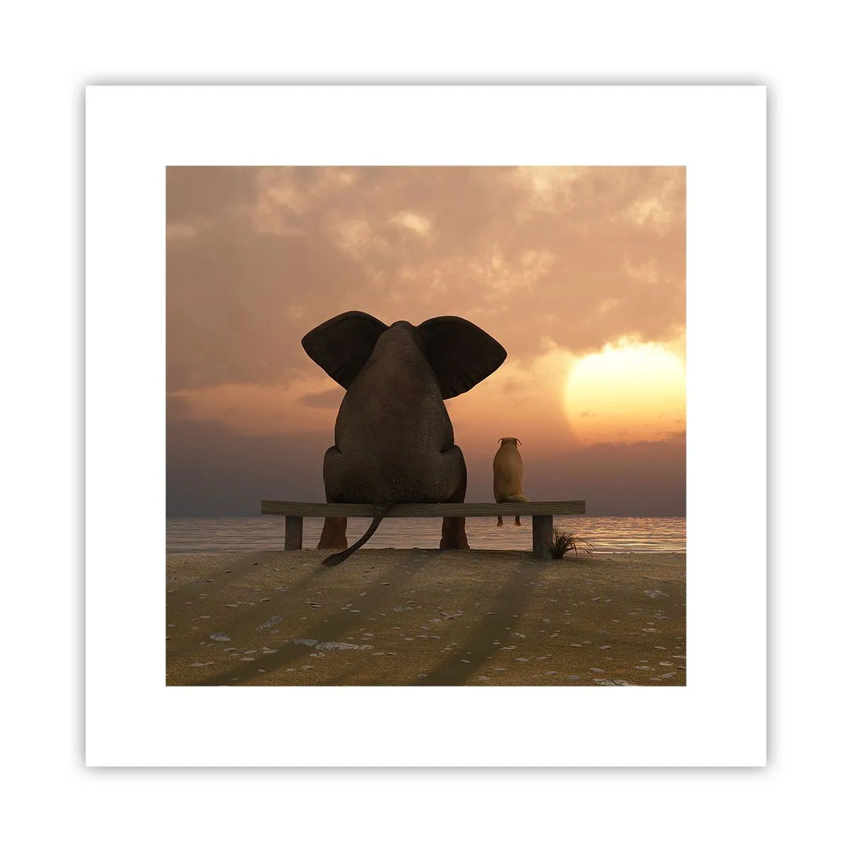 Poster - Este bine să tăcem împreună - 30x30 cm