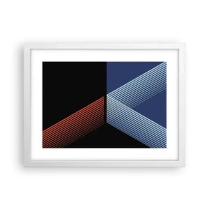 Poster în ramă albă - O poveste simplă - 40x30 cm