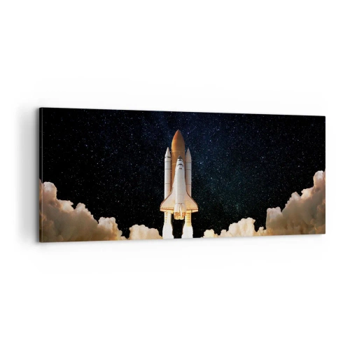 Tablou pe pânză - Ad astra! - 100x40 cm