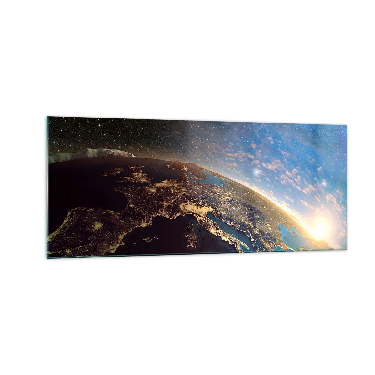 Tablou pe sticlă - Să ne privim de la distanță - 100x40 cm