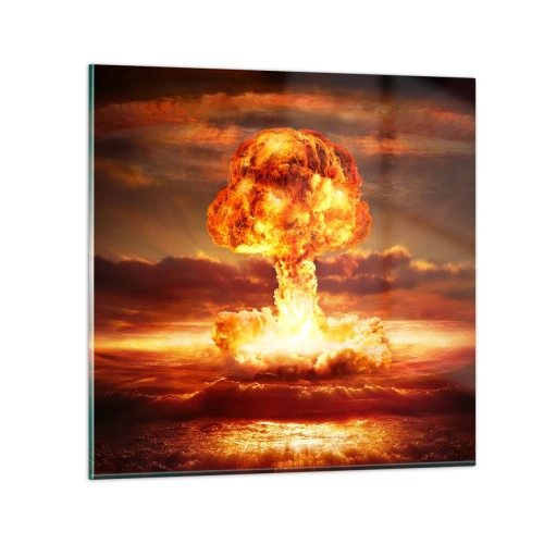 Tablou pe sticlă - Și sfârșitul va veni - 40x40 cm