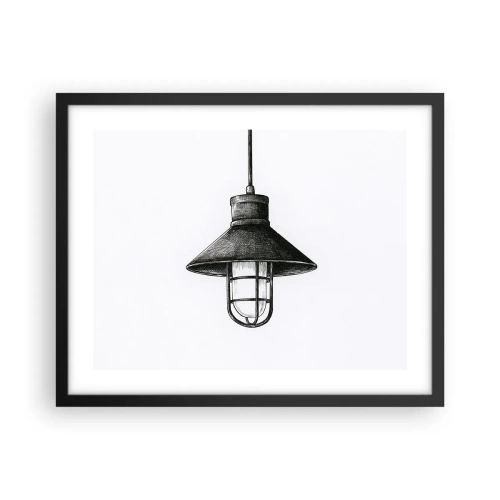 Poster în ramă neagră - Cu mulți ani în urmă... - 50x40 cm