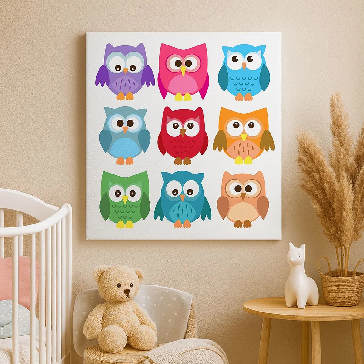 Tablou pe pânză - Diferențele pot fi amuzante - 30x30 cm