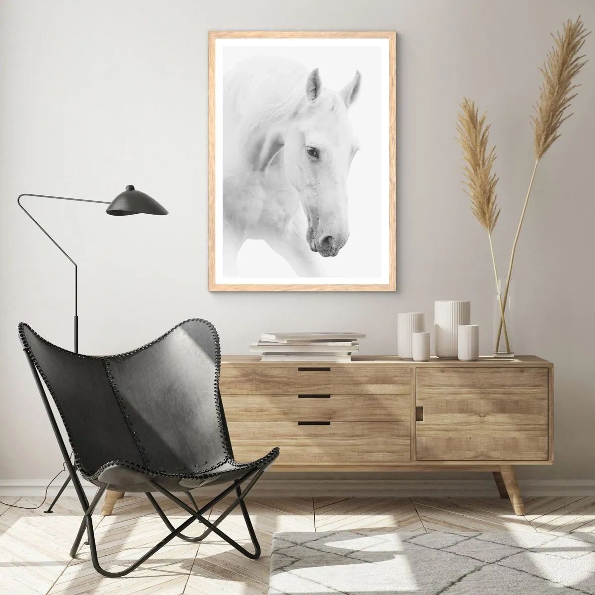 Poster în ramă de stejar deschis - Este aceasta o prietenie...? - 40x50 cm