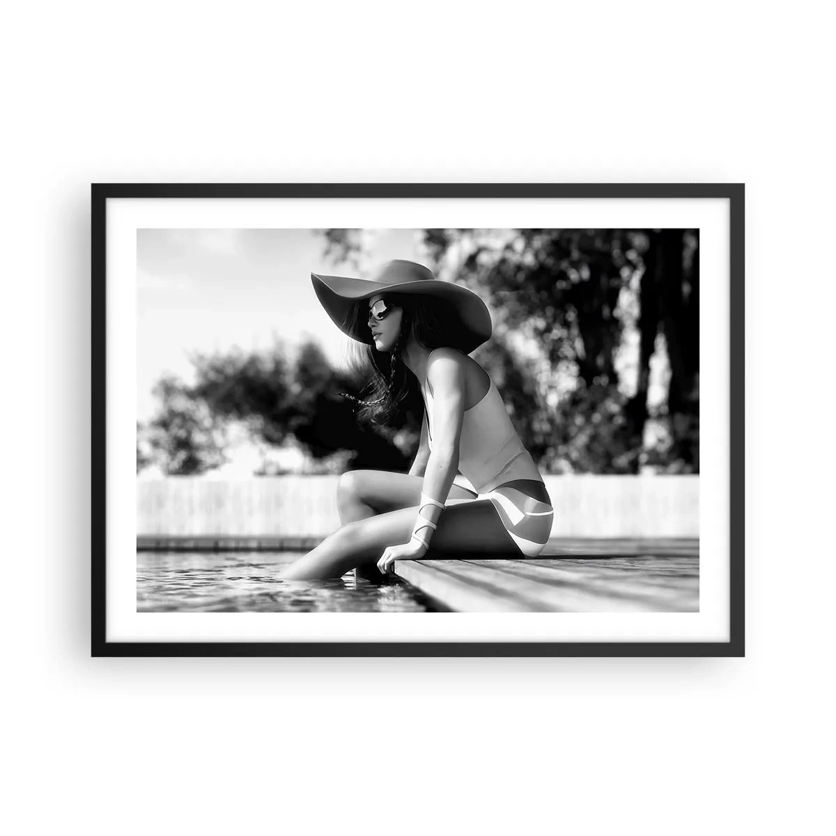 Poster în ramă neagră - Vis de vară - 70x50 cm