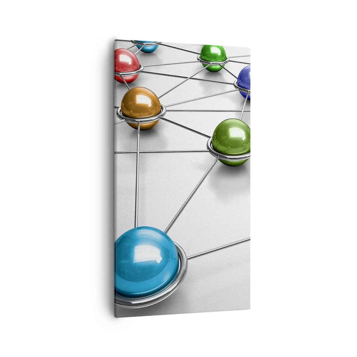 Tablou pe pânză - Pânza cosmică de păianjen - 55x100 cm