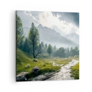 Tablou pe pânză - Până acolo și înapoi - 60x60 cm