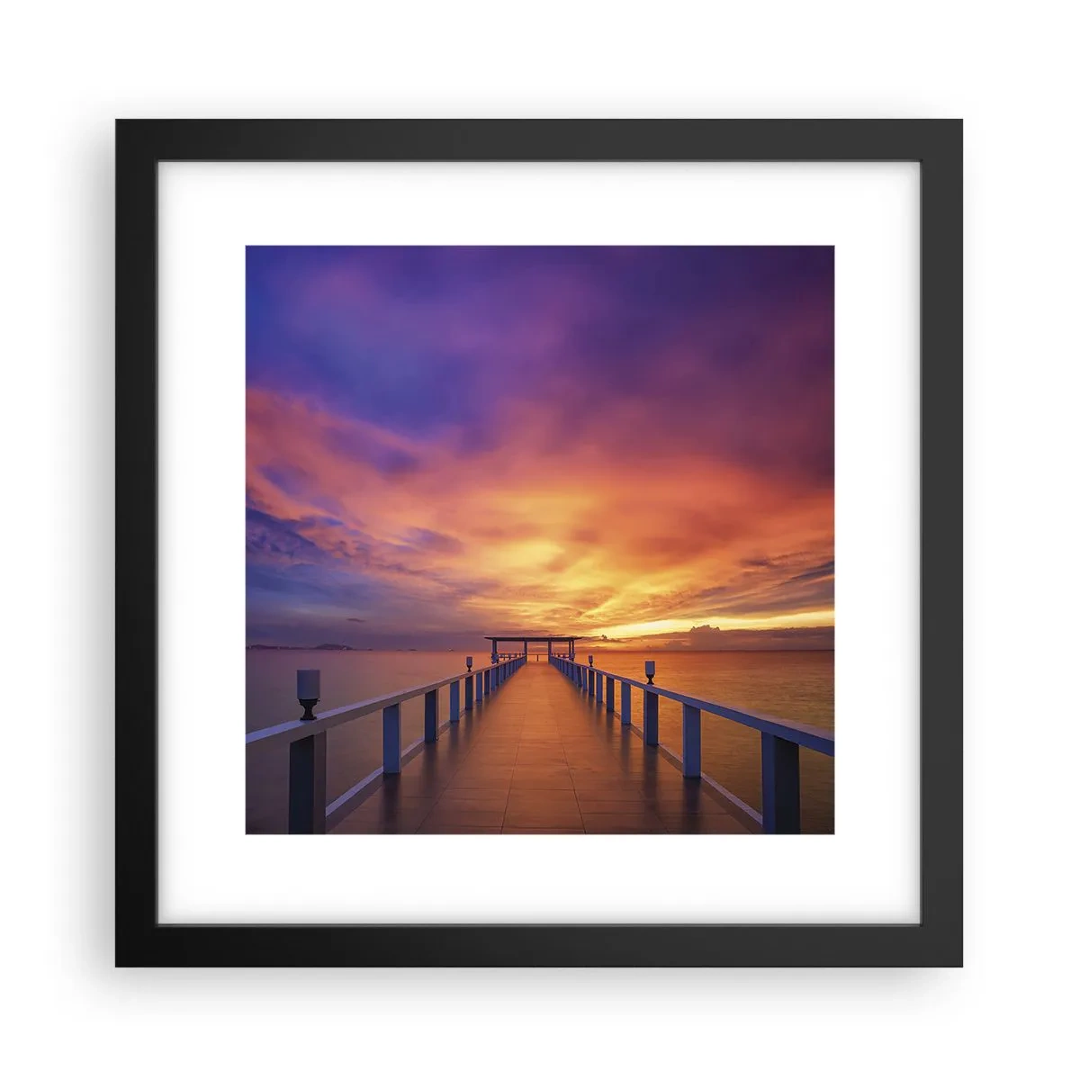 Poster în ramă neagră - Fără sfârșit - 30x30 cm