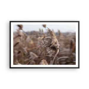 Poster în ramă neagră - E timpul să zbori cu vântul - 91x61 cm