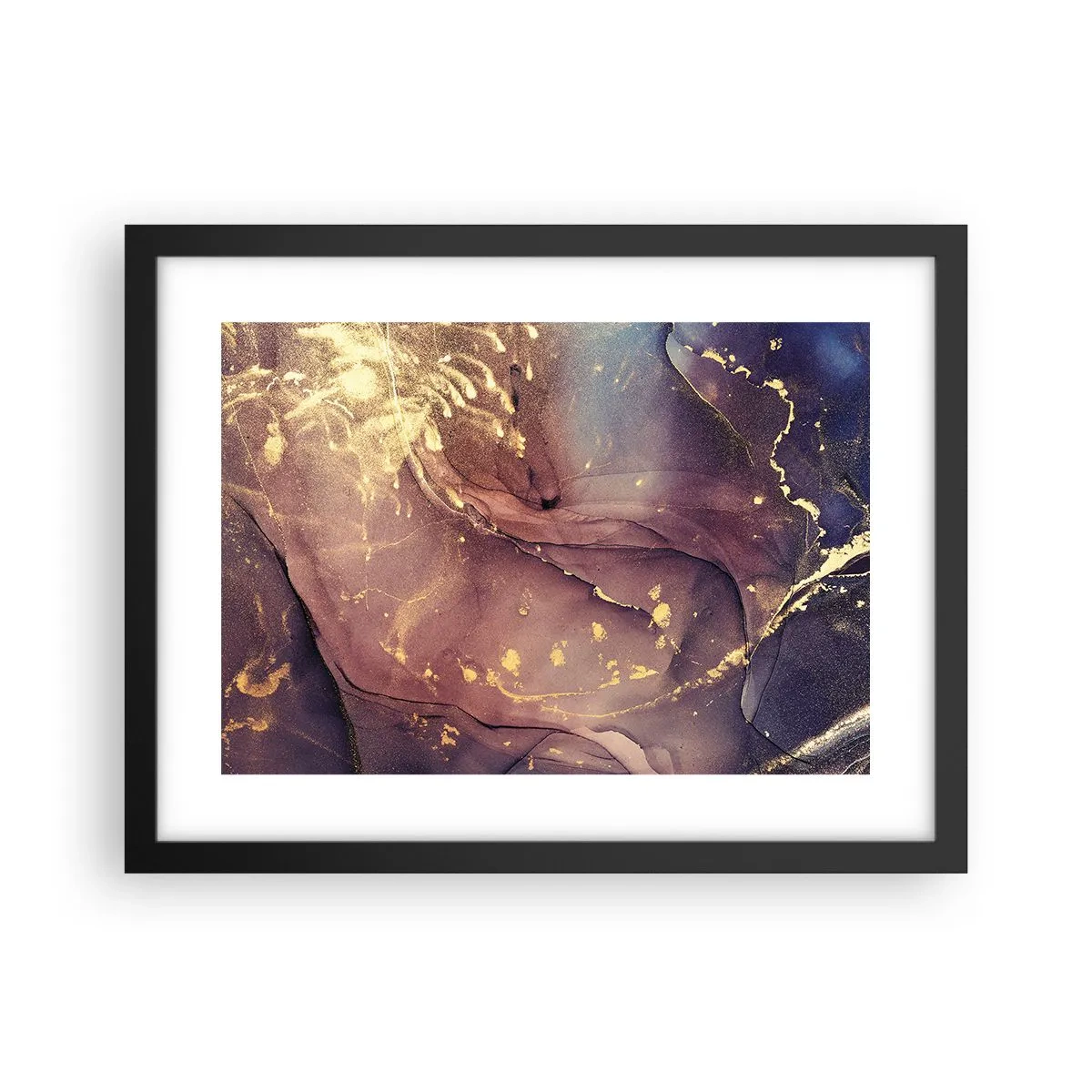 Poster în ramă neagră - Materie și spirit - 40x30 cm