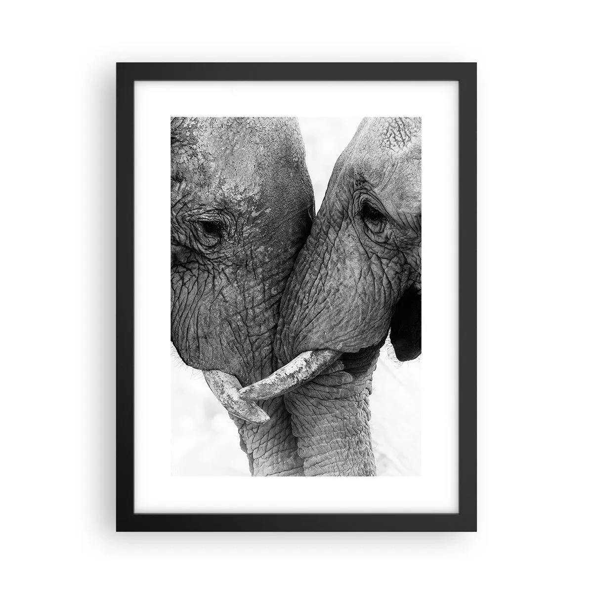 Poster în ramă neagră - Mărturisire din inimă - 30x40 cm