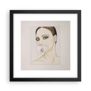 Poster în ramă neagră - Un simbol al eleganței și frumuseții - 30x30 cm