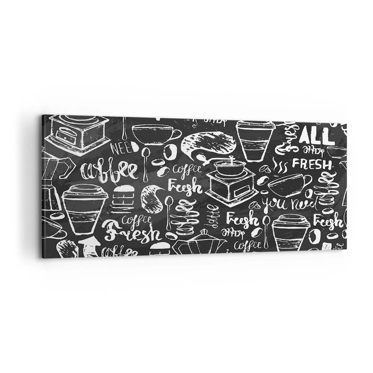 Tablou pe pânză - All you need is… - 100x40 cm