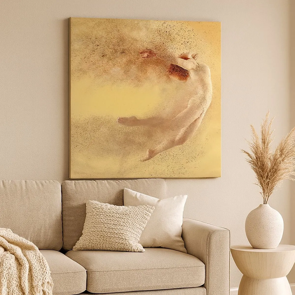 Tablou pe pânză - În exaltare de dans - 30x30 cm