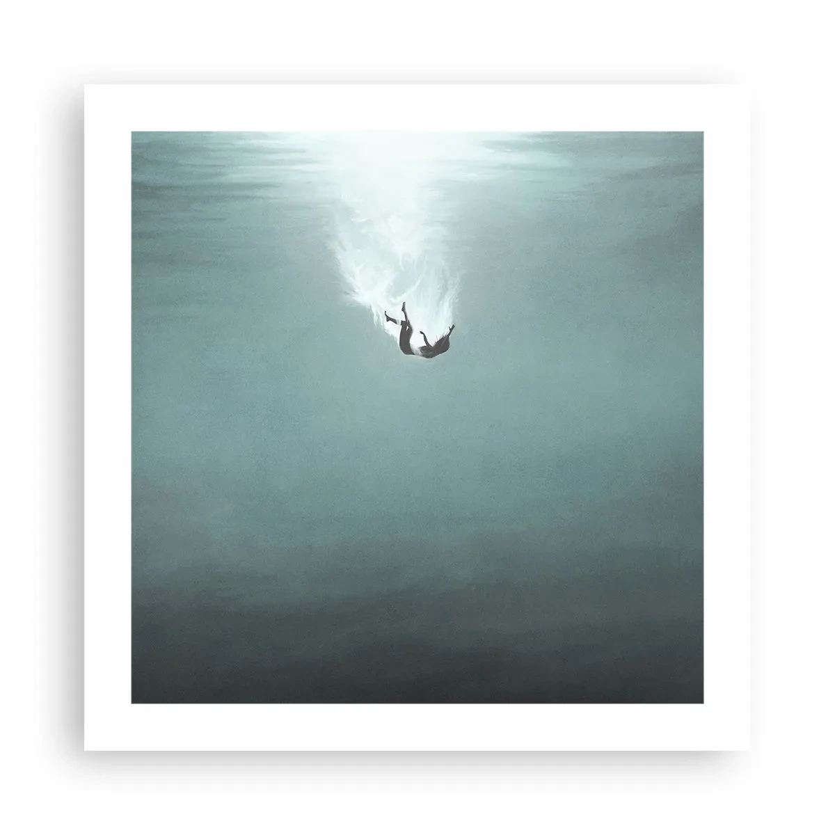 Poster - În îmbrățișarea oceanului - 50x50 cm