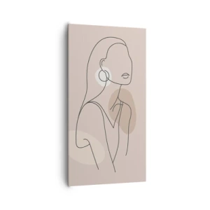 Tablou pe pânză - Icoana fecioarei - 65x120 cm