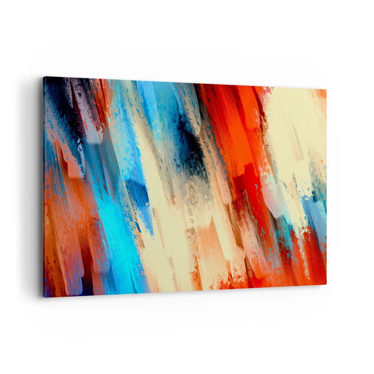 Tablou pe pânză - O cascadă de culori - 100x70 cm