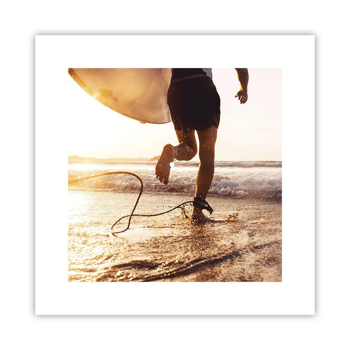 Poster - Pentru a întâmpina valul - 30x30 cm