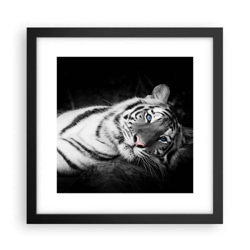 Poster în ramă neagră - Sălbăticie și pace - 30x30 cm