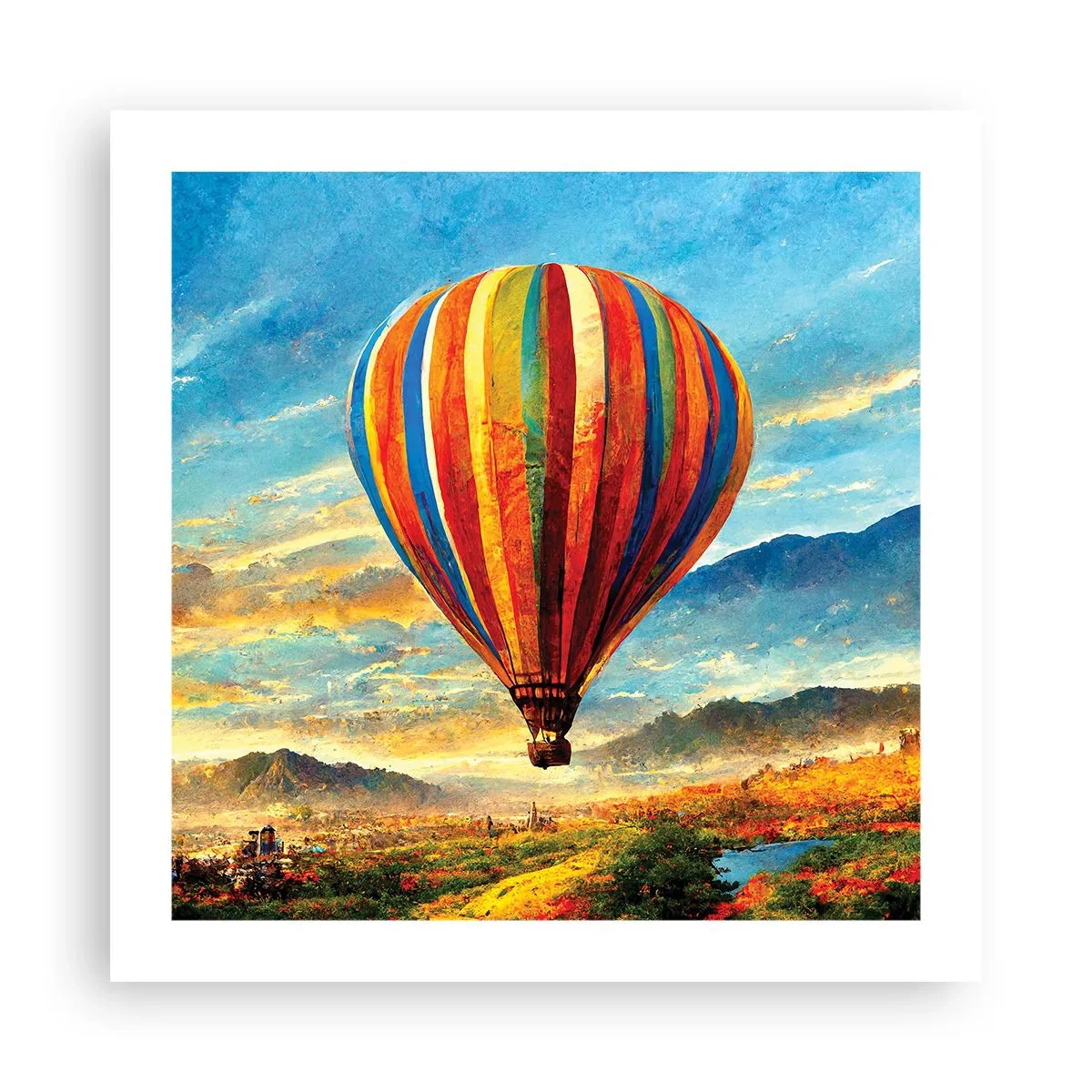 Poster - În liniște puteți vedea mai multe - 50x50 cm