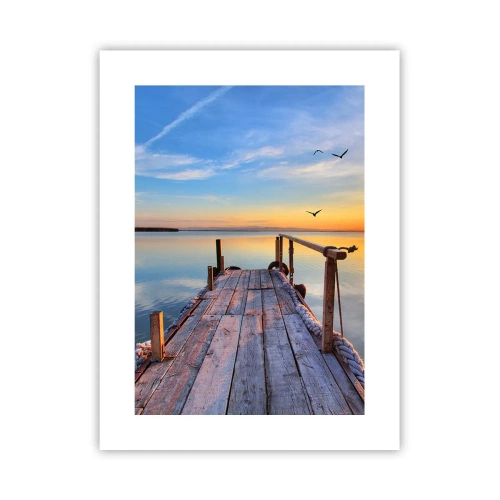 Poster - Mergând înainte spre soare - 30x40 cm