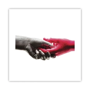 Poster - Împreună, deși diferiți - 40x40 cm