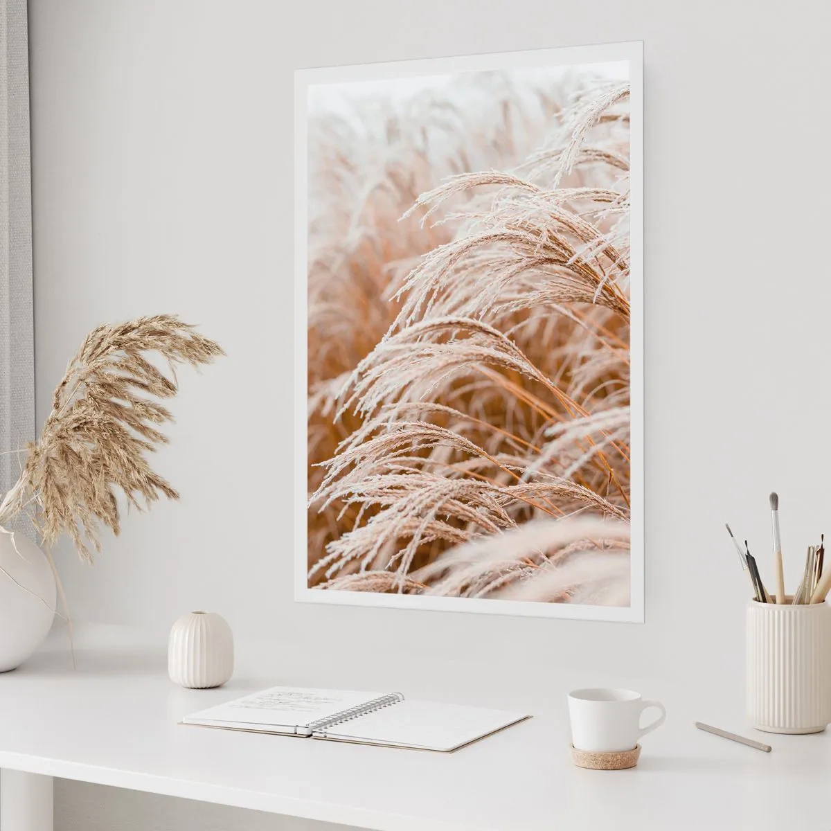 Poster - Închinându-se la soarele toamnei - 70x100 cm