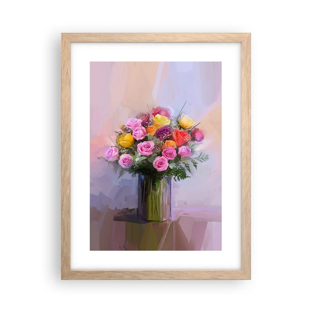 Poster în ramă de stejar deschis - Frumusețe reținută - 30x40 cm