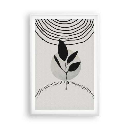 Poster în ramă albă - Compoziție: ritualurile naturii - 61x91 cm