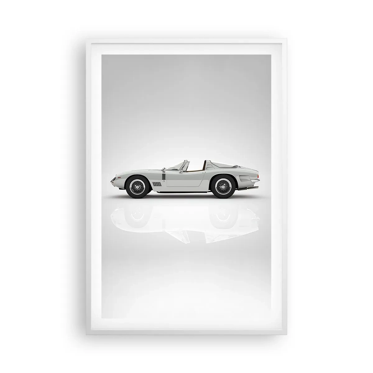 Poster în ramă albă - Promisiunea distracției - 61x91 cm