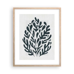 Poster în ramă de stejar deschis - Formele naturii - 40x50 cm