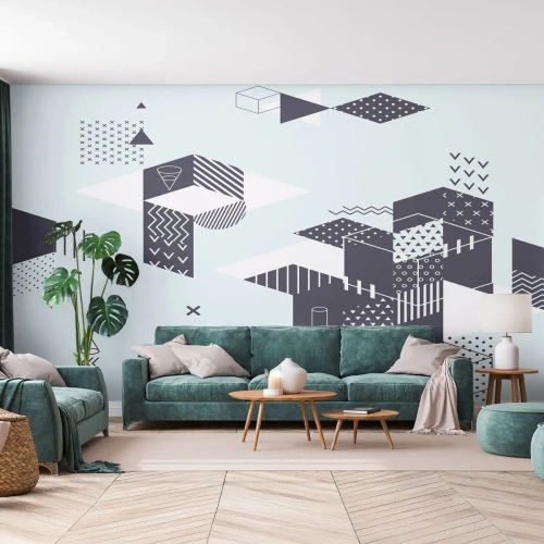 Fototapetă personalizată Standard Eco - În sufletul matematicii - Abstracția, Bucată, Model modern