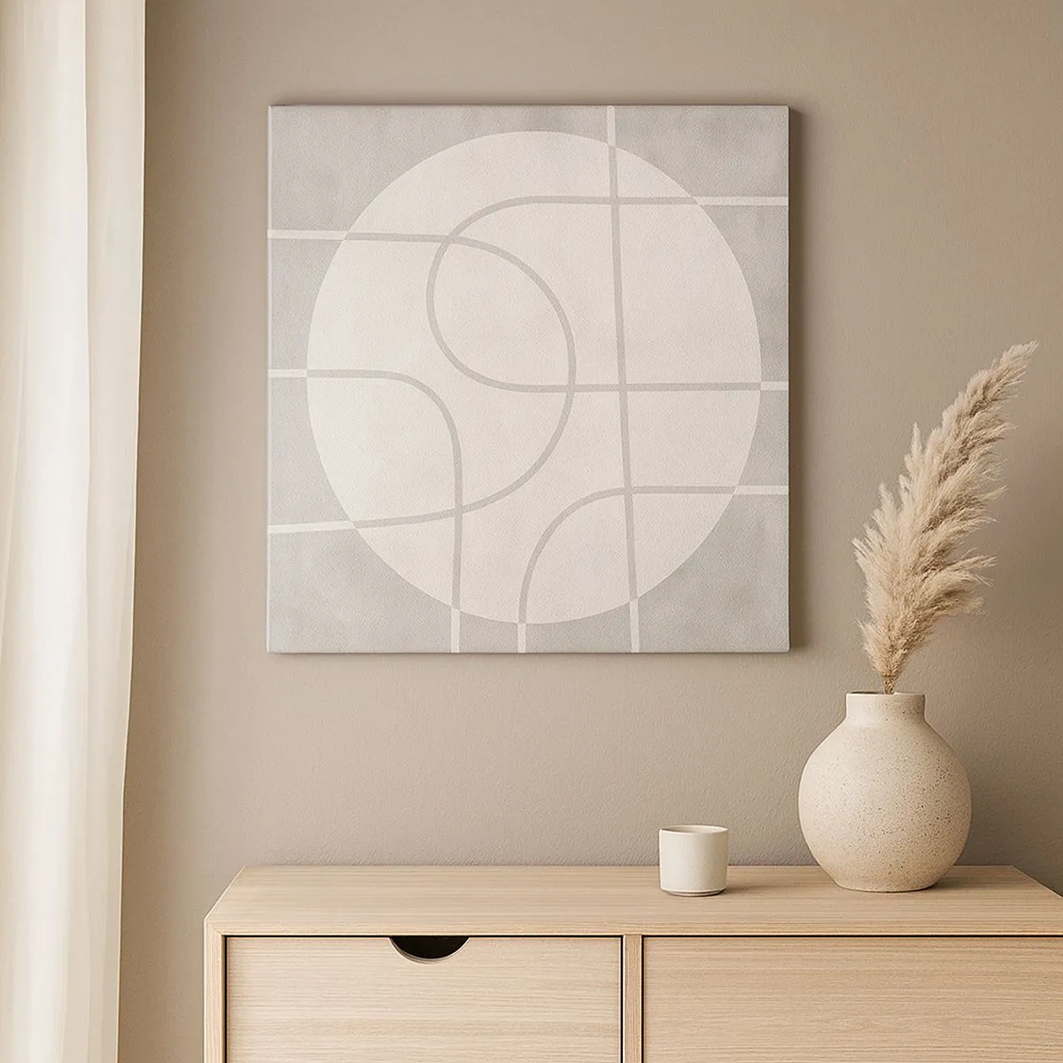 Tablou pe pânză - Circular și drept înainte - 30x30 cm